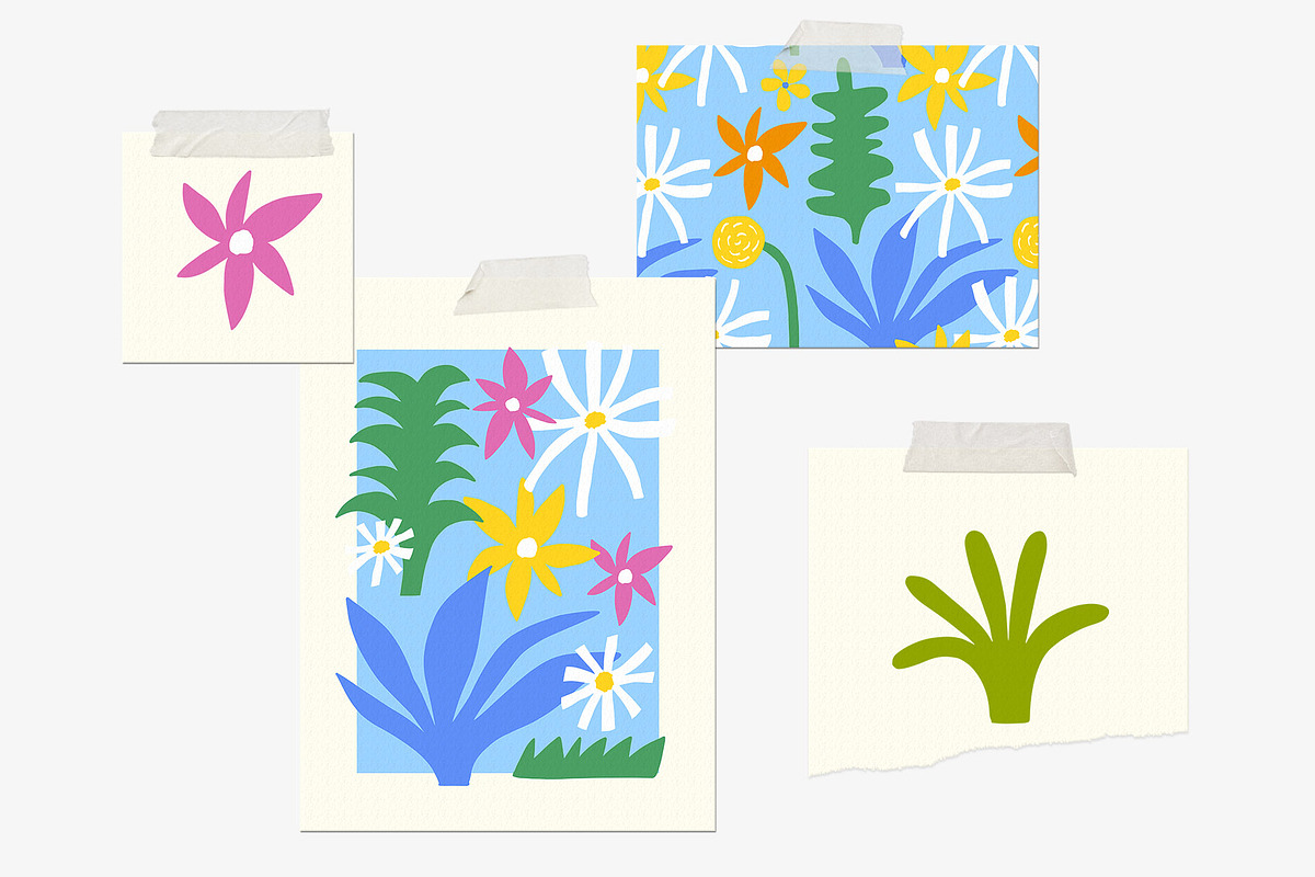 FLOWER MARKET 2 Graphics Bundle, a Pattern Graphic by Katerina Osa (Photo 2 of 16)