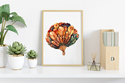 Vintage Thanksgiving Clipart, an Illustration by Canvas Craft (Thumbnail 5 of 7)
