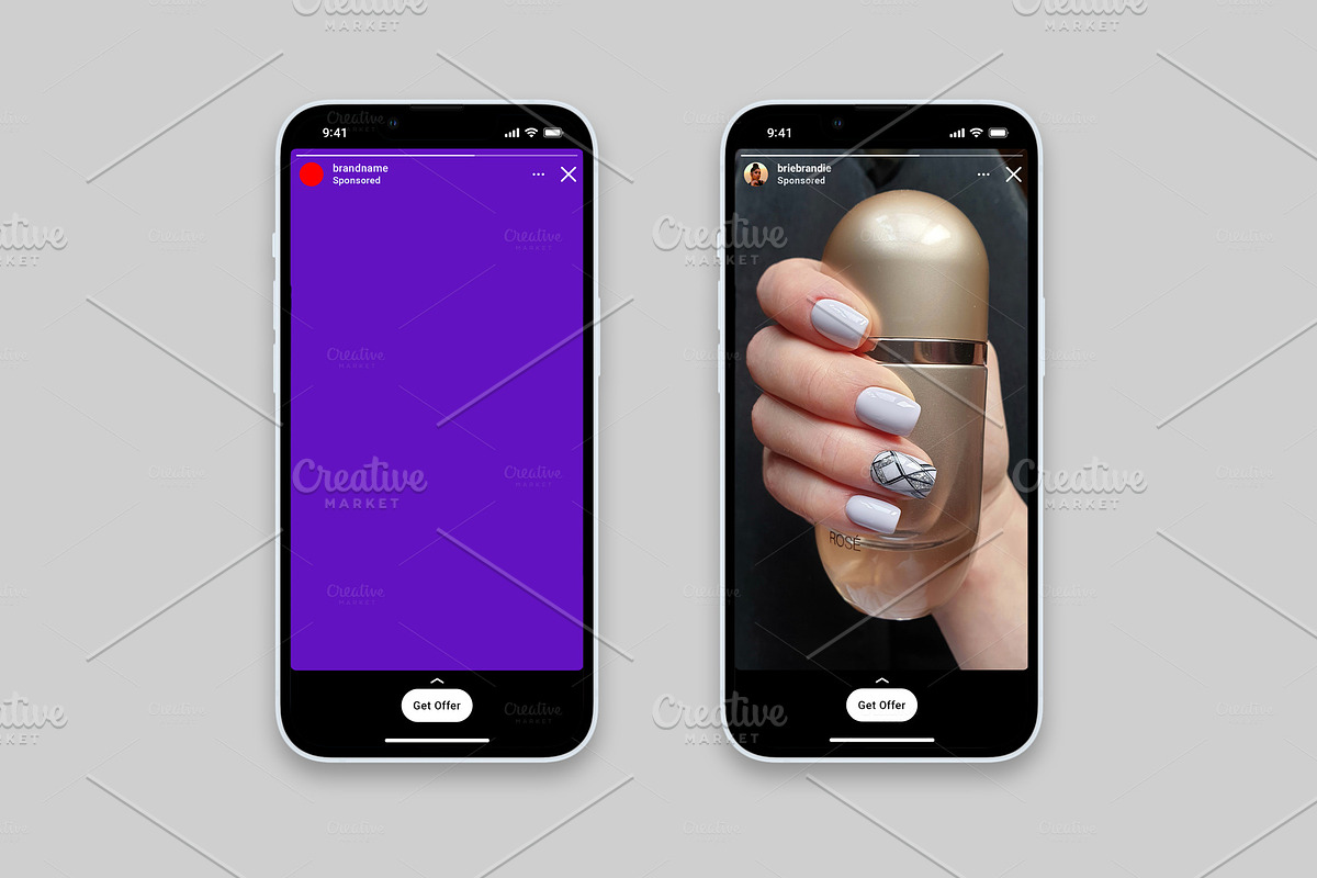 Instagram Template Mockup PSD, a Social Media Template by Dilshod Sobirov (Photo 12 of 19)