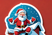Santa Claus Christmas Scenes, an Illustration by ETARA by Mea Hau (Thumbnail 7 of 9)