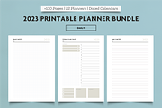 2023 Big Planner Bundle +1800 Pages, a Templates & Theme by SizenS (Thumbnail 5 of 15)