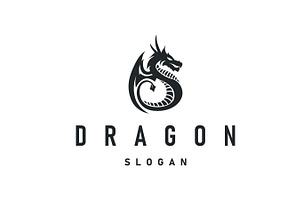 mystical animal legend dragon logo, a Branding & Logo Template by Maylianaw28