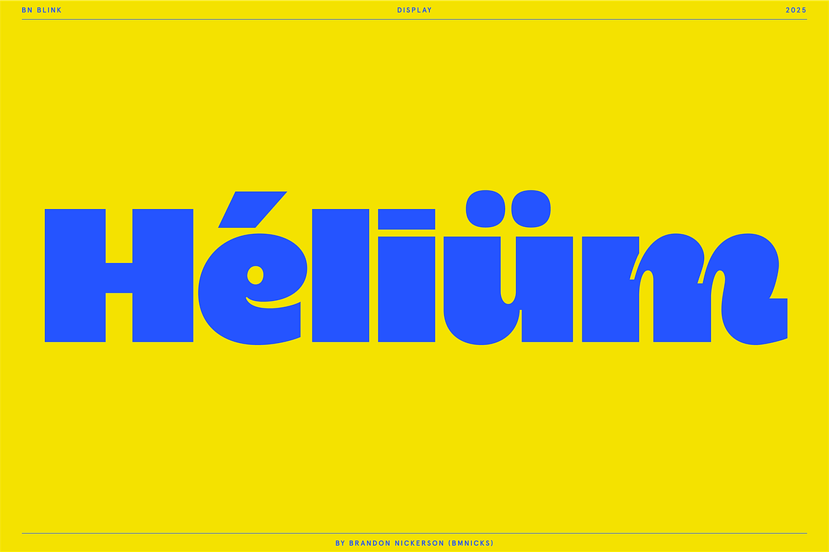 BN Blink, a Sans Serif Font by Bnick (Photo 14 of 16)
