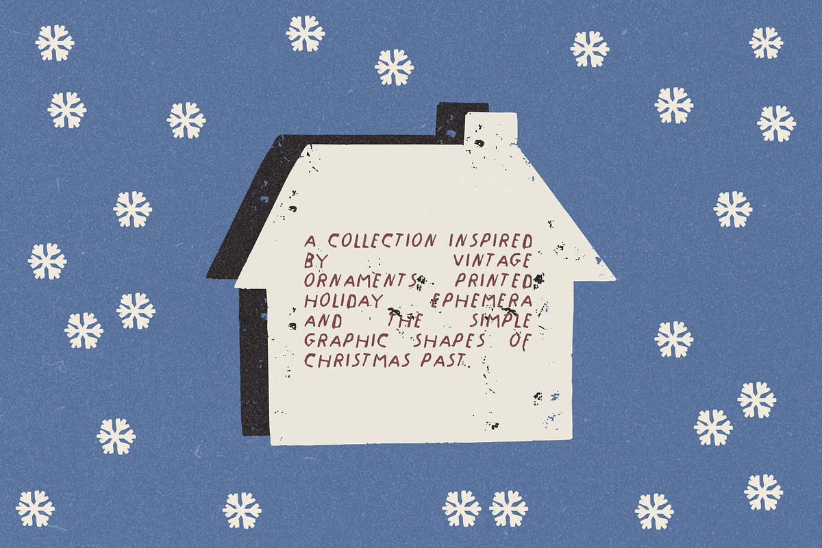 Vintage Christmas: 100 Graphics, a Seasonal Illustration by Veyla (Photo 13 of 17)