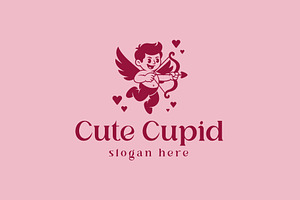 Cute Cupid Logo, a Branding & Logo Template by Pixes