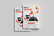 We Are Hiring Flyer, a Flyer Template by mrPixelLab (Thumbnail 2 of 2)