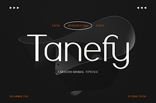 Tanefy - Modern Font
