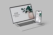 Macbook pro & iPhone 14 Pro mockup, a Mac Mockup by mahhyud (Thumbnail 8 of 11)