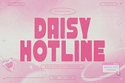 Daisy Hotline - Retro Display Font, a Sans Serif Font by Rillatype (Thumbnail 1 of 11)