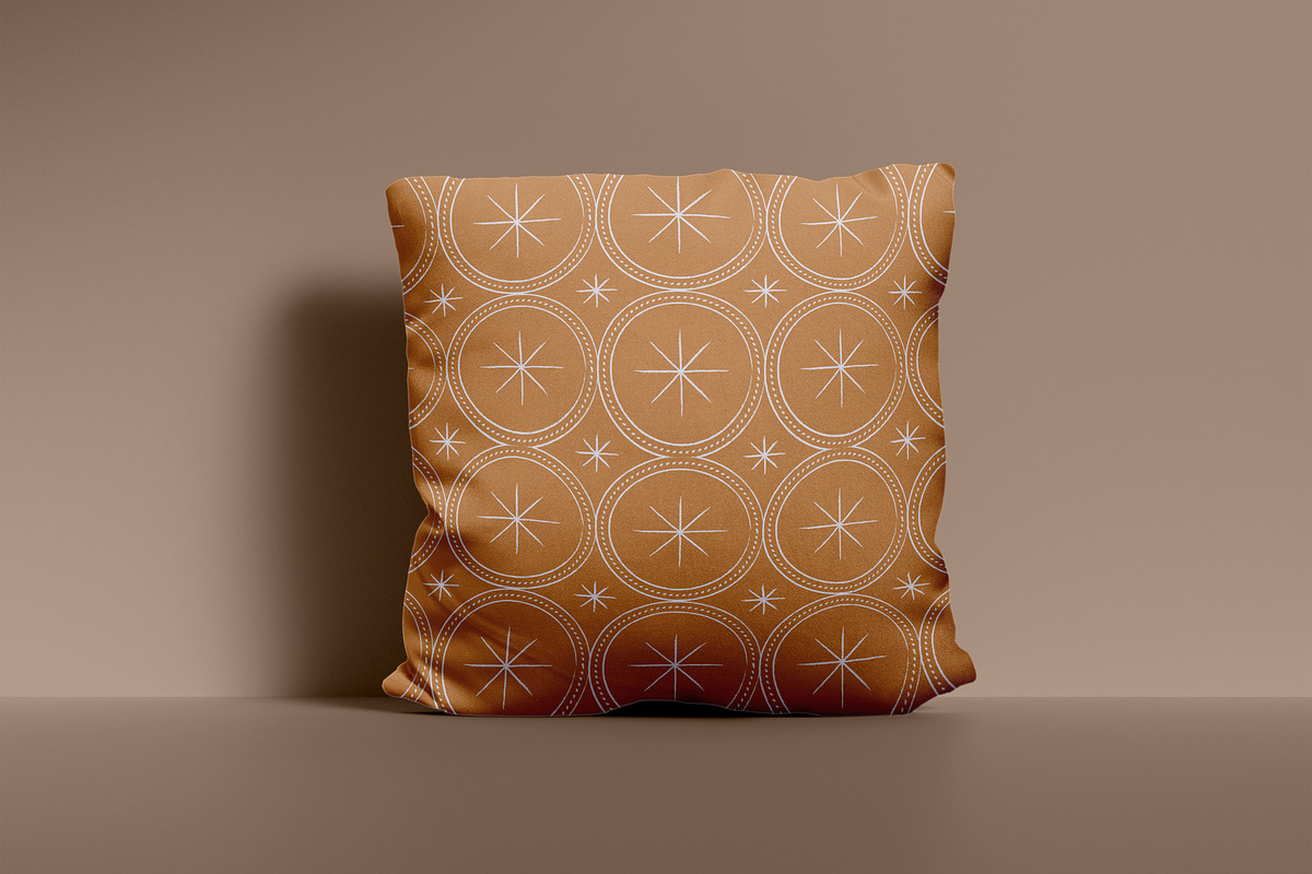 Brown Christmas Pattern, a Pattern Graphic by Neermana (Photo 2 of 6)