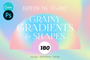 Grainy Gradients & Shapes BUNDLE