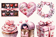 Valentine’s Day element Clipart, a Seasonal Illustration by Design Scotch (Thumbnail 9 of 9)