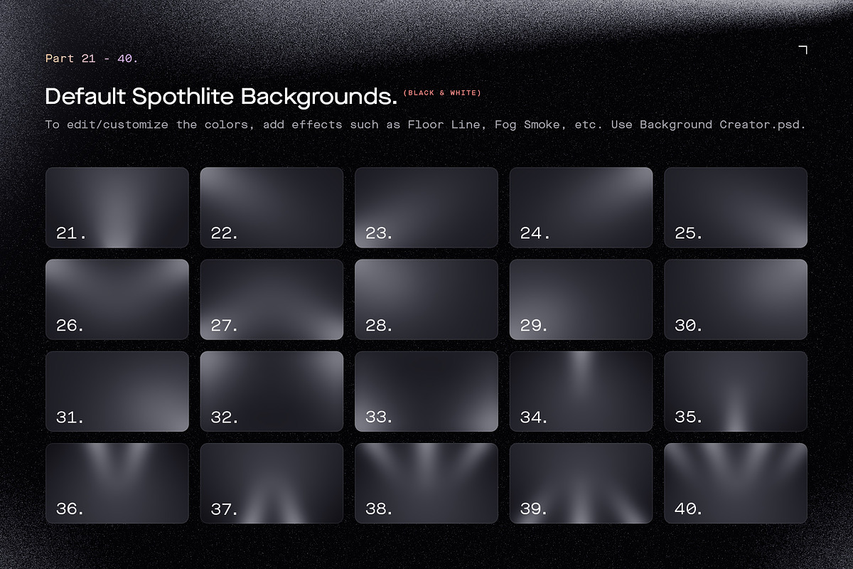 100 Spothlite Background Creator, a Background Graphic by Asylab (Photo 4 of 34)