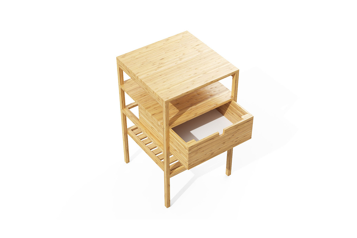Bedside Table - IKEA NORDKISA, a Furniture 3D Model by 3DCargo (Photo 4 of 26)