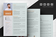 Modern Layout for Innovative Careers, a Resume Template by ResumeInventor (Thumbnail 3 of 6)