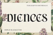 Diences Display Blackletter Font