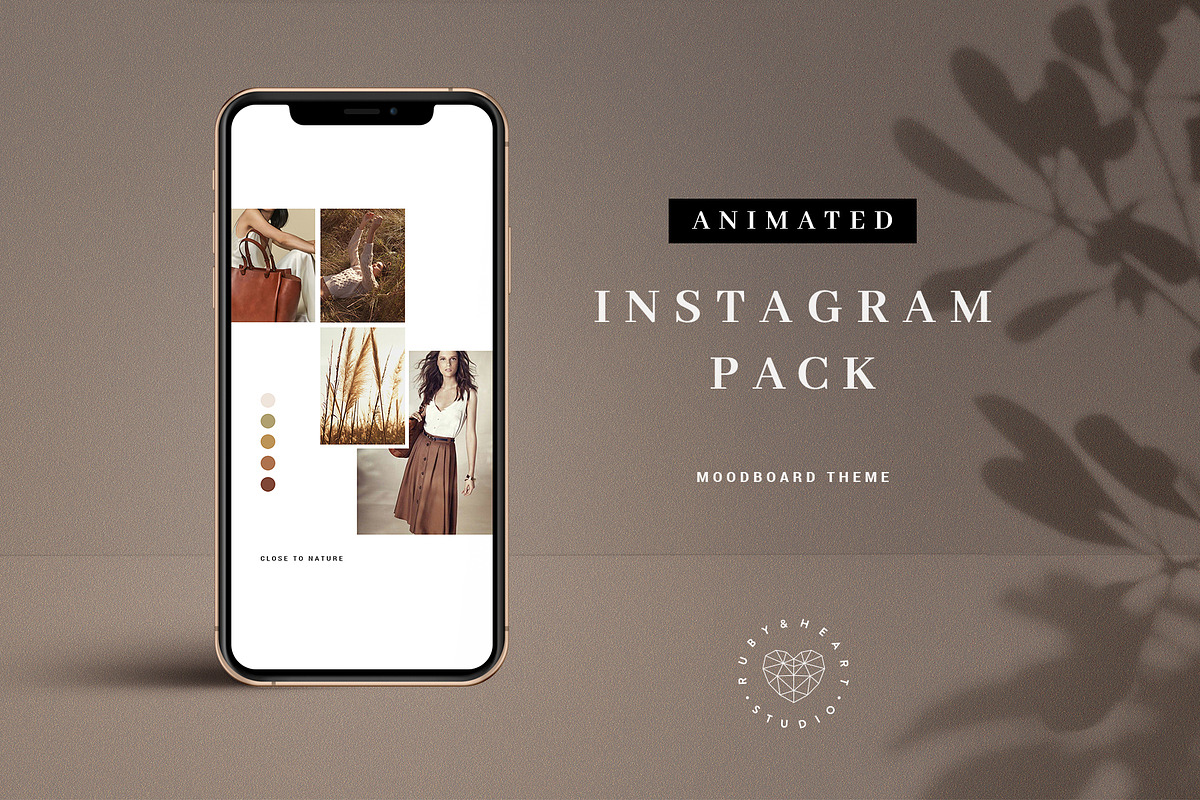 ANIMATED Neutral Instagram Bundle, a Social Media Template by Ruby&Heart Studio (Photo 18 of 31)