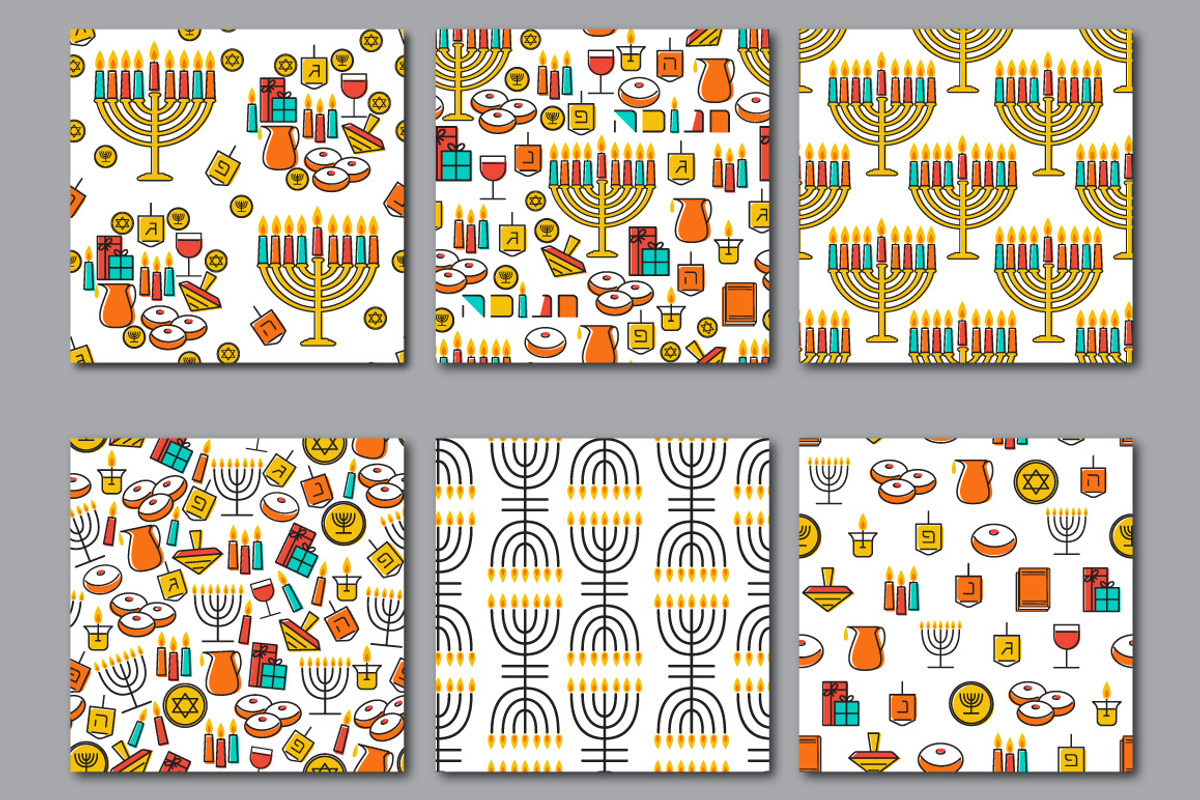 Hanukkah Collections, a Graphic by Elinorka (Photo 5 of 5)