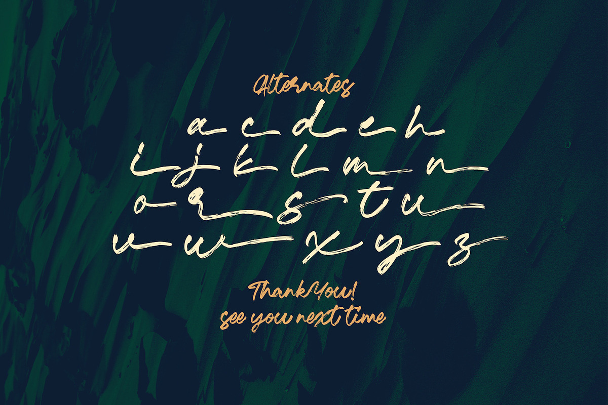 Ramez - Textured Brush Font, a Script Font by StringLabs (Photo 13 of 13)