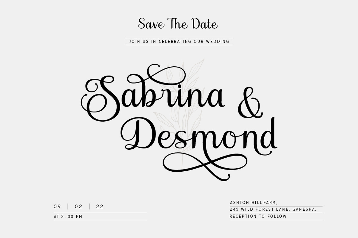 Laurania Script Font, a Script Font by Burhan Afif (Photo 7 of 10)