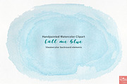Watercolor background texture blue, a Texture Graphic by LittleAcornGraphics (Thumbnail 12 of 13)