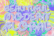 80s Floral Clipart + Bonus, an Object Illustration by angelainthefields (Thumbnail 12 of 12)