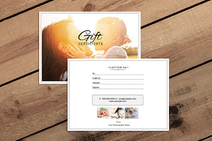 Photographer Gift Certificate-V02