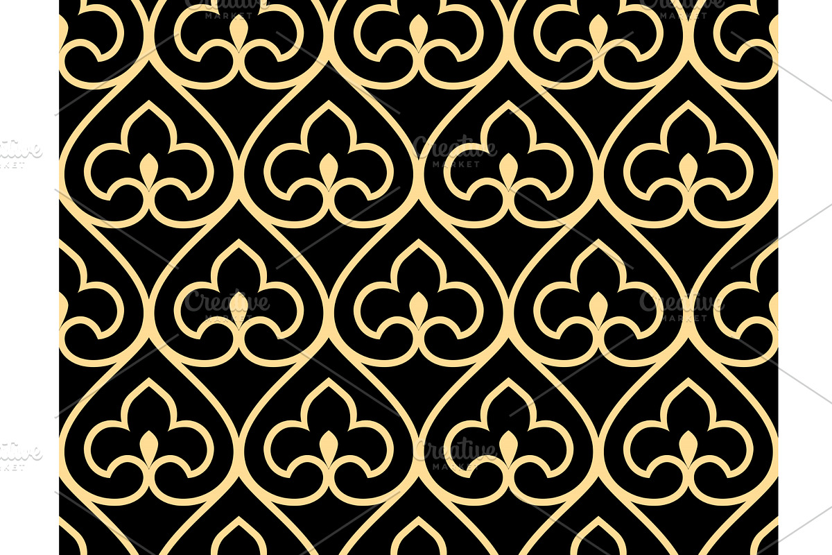 Abstract geometry pattern in Arabian, a Pattern Graphic by RODINA (Photo 1 of 3)