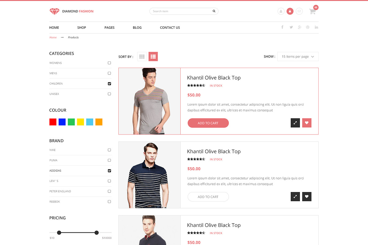 Fashion- eCommerce PSD Template, a Websites & App Template by WebbyTemplates (Photo 7 of 11)