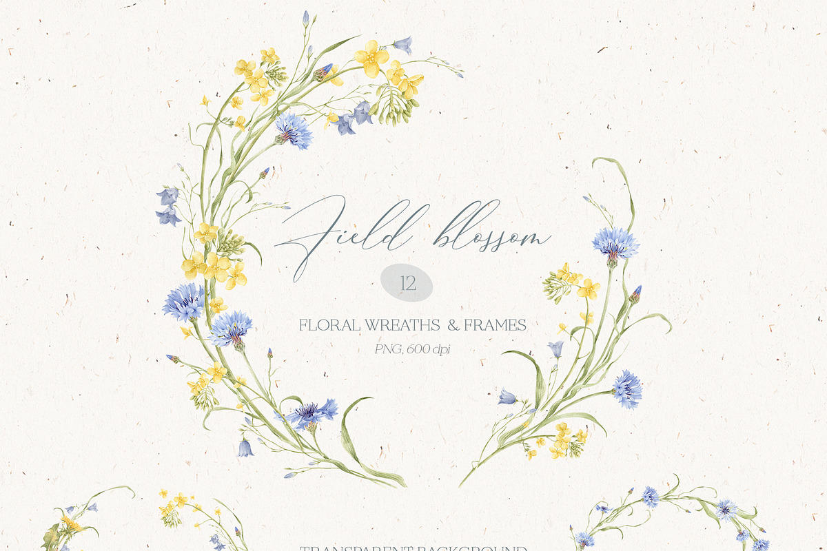 WILDFLOWERS - watercolor collection, an Illustration by Nastya.Chay (Photo 4 of 12)