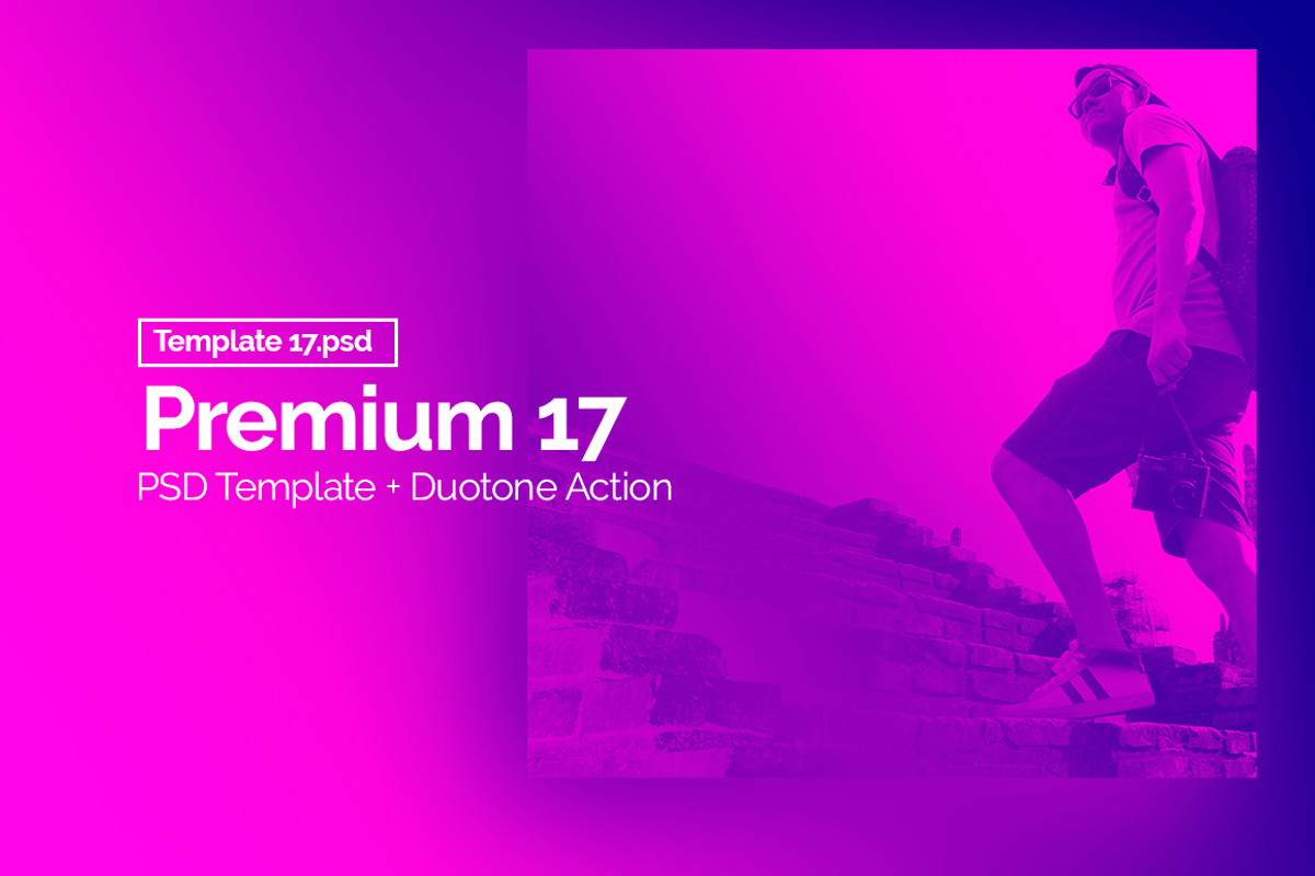 PSD Template + Duotone Action, an Action Add-On by Graphicboom (Photo 19 of 32)