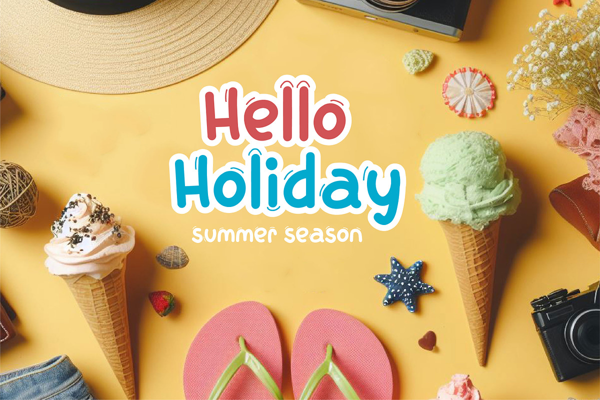 Bouncyl Joy & Fun Font, a Handwritten Font by fontmuse (Photo 2 of 4)