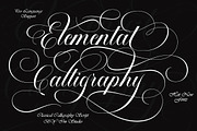 Elemental Calligraphy, a Script Font by IM Studio (Thumbnail 2 of 12)