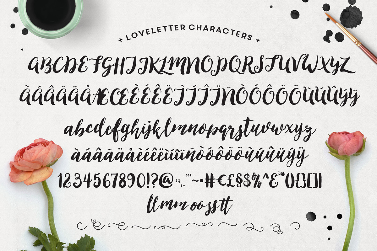Loveletter Script + Vectors preview 4