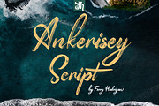 Ankerisey - Handwritten Font, a Script Font by FHFont (Thumbnail 1 of 8)