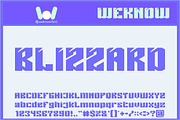 Sideways Rain font, a Font by weknow (Thumbnail 3 of 8)