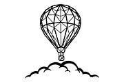Hot Air Balloon Silhouette Bundle, an Object Illustration by Gaye Art (Thumbnail 27 of 31)