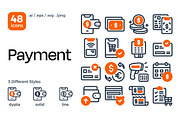 Payment Icon Set, a Duotone Icon by Eklip Studio (Thumbnail 1 of 4)