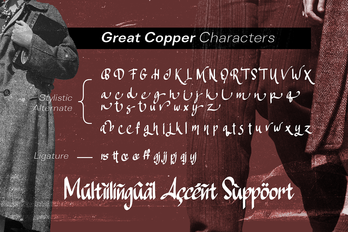 Great Copper Handcraft Display Font, a Font by Pixesia Studio (Photo 10 of 11)