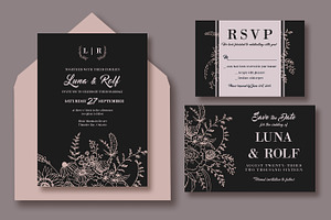 Line Bouquet Wedding Suite