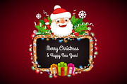 Set of Cartoon Santa Clauses, a Decorative Illustration by Voysla's Shop (Thumbnail 2 of 5)