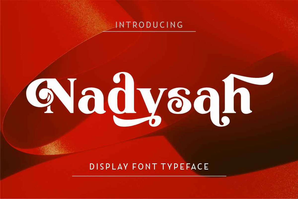 Nadysah, a Serif Font by studiobasic (Photo 1 of 9)