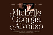 Becki Elegant Serif Display Font, a Serif Font by Graphicxell (Thumbnail 3 of 8)