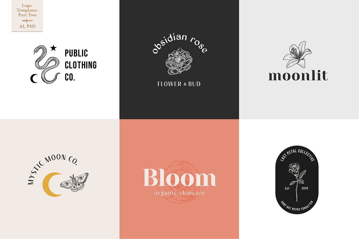 Logos & Lines | Until Nevermore, a Branding & Logo Template by Galaxybomb (Photo 6 of 14)