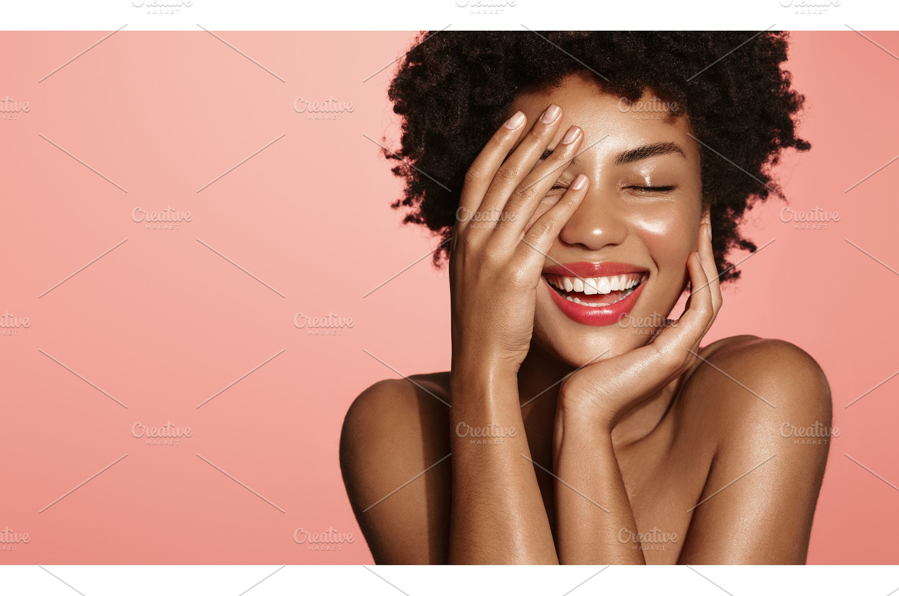Skin care. Woman with beauty face, a Health & Medical Photo by ringsaroundme