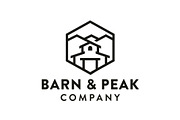 Farm Barn with Mountain Peak Logo, a Branding & Logo Template by Buqancreative (Thumbnail 1 of 2)