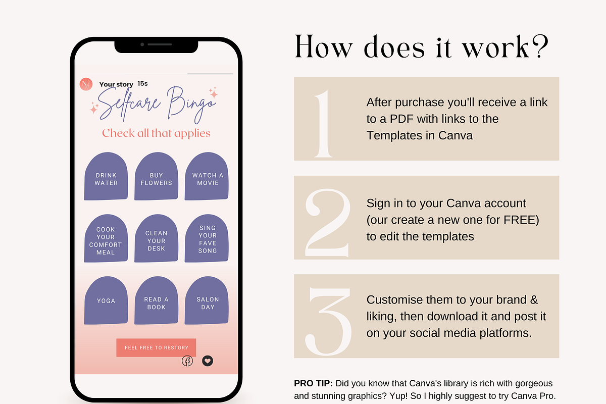 Instagram Story Templates Bold Canva, a Social Media Template by HerstedHertz (Photo 5 of 7)