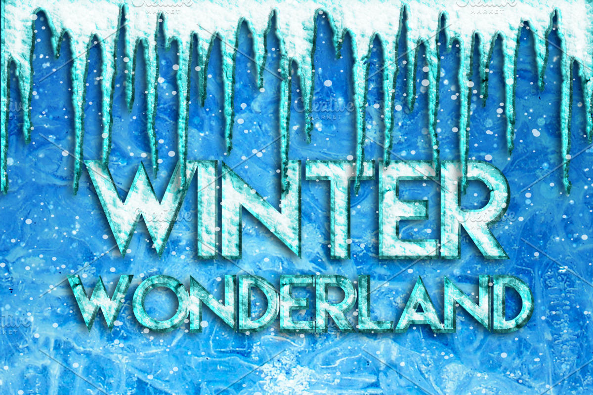 Snow & Ice Text Effects preview 4