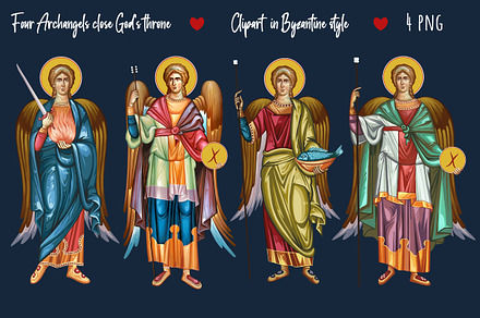 4 Archangels close God's throne