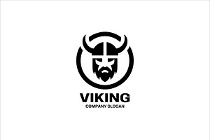 Viking Logo Design Vector Template, a Branding & Logo Template by Vectorium Studio